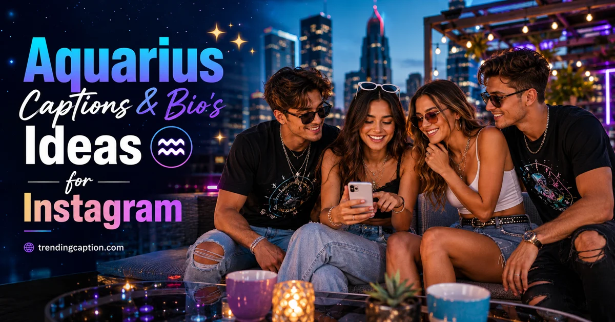 Aquarius Captions & Bio's for Instagram