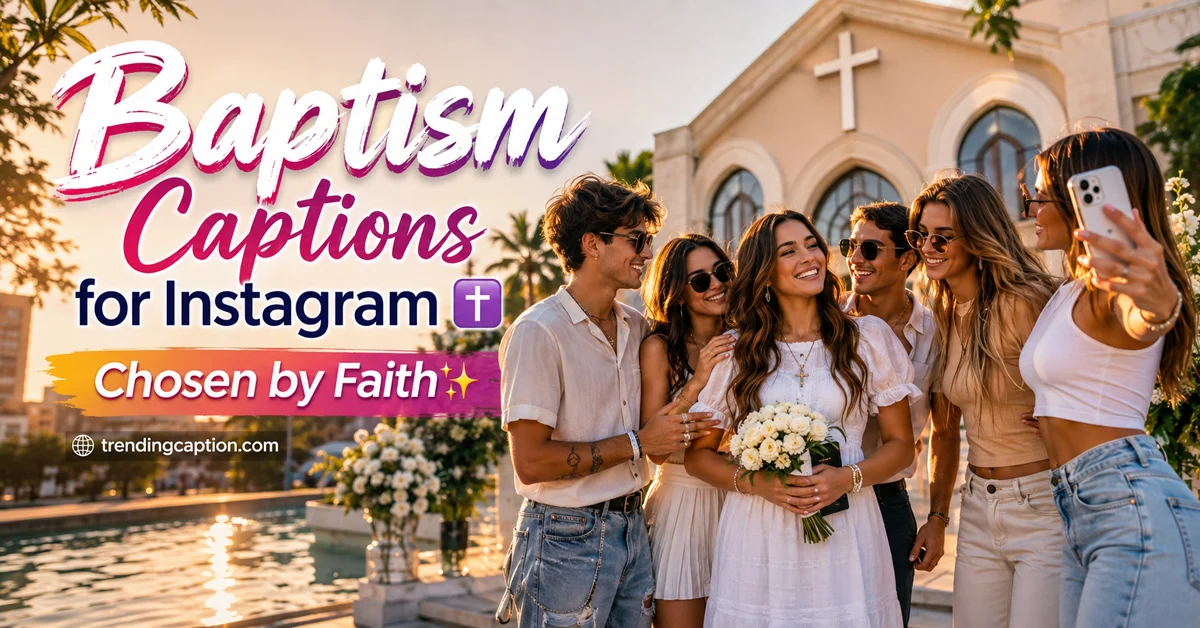 Baptism Captions for Instagram