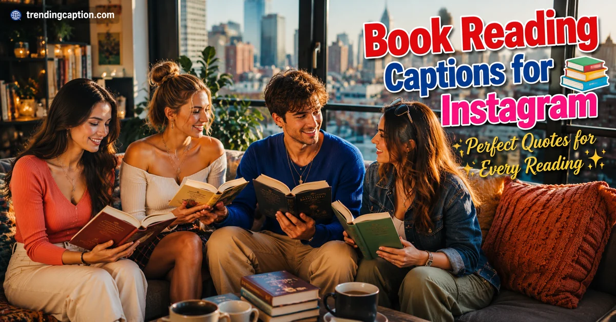 Book Reading Captions for Instagram