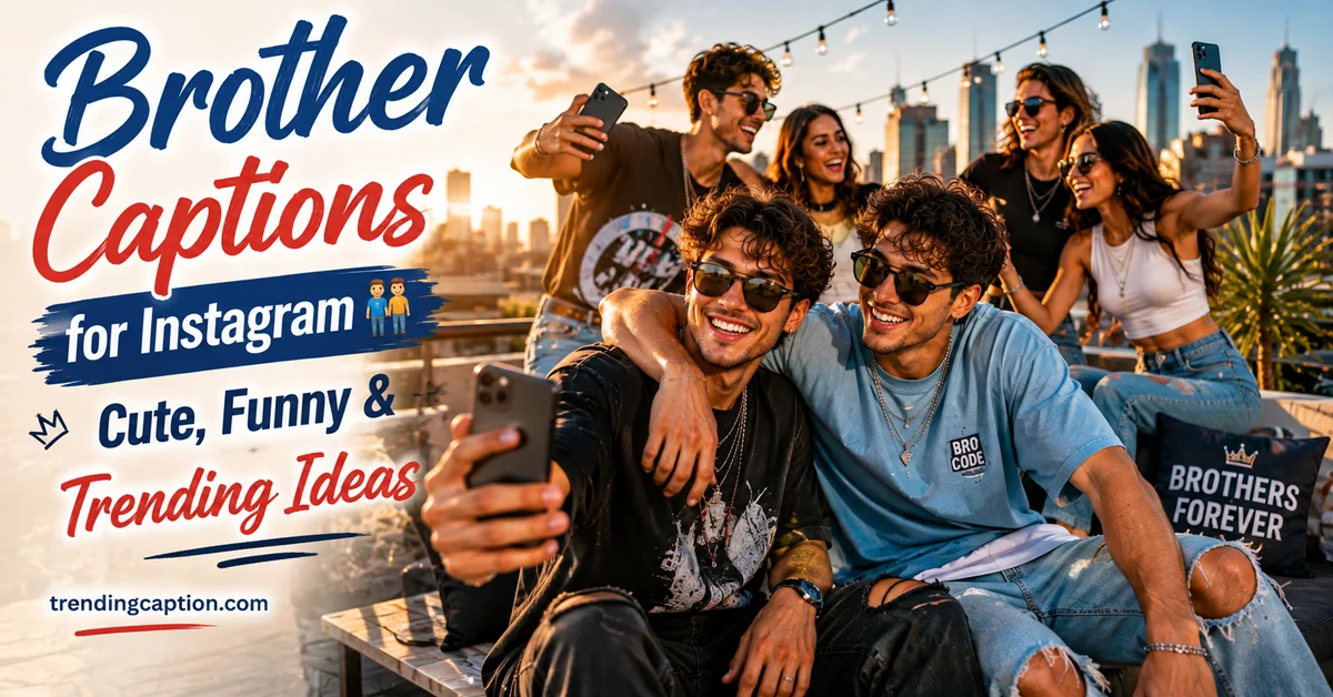 Brother Captions for Instagram
