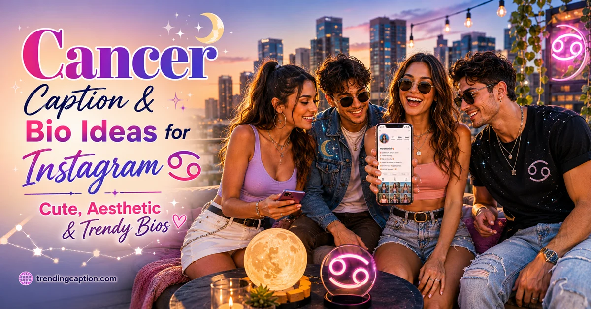 Cancer Caption & Bio Ideas for Instagram
