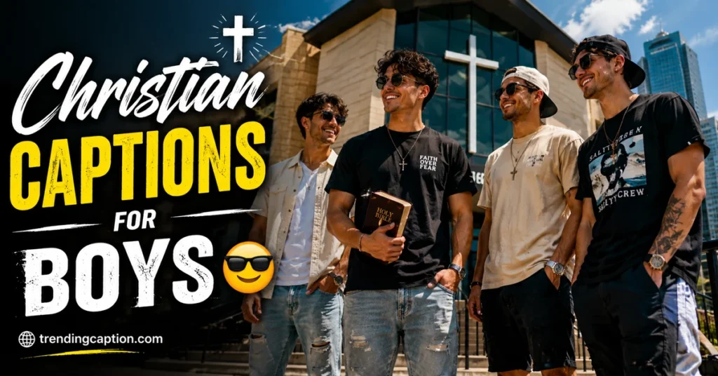 Christian Captions for Boys