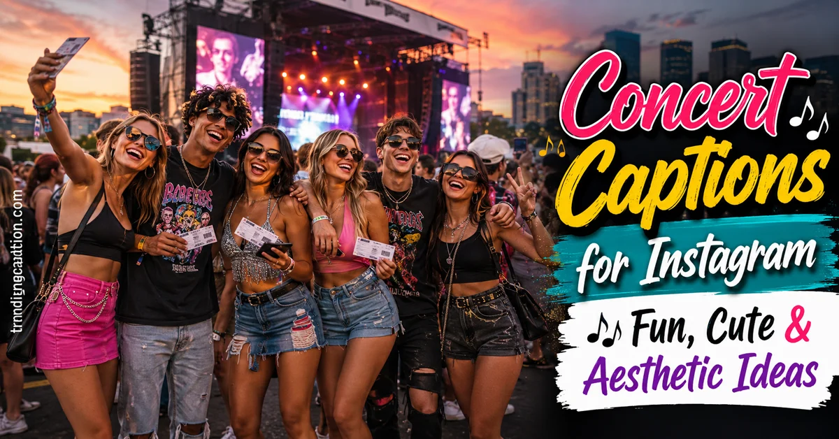 Concert Captions for Instagram