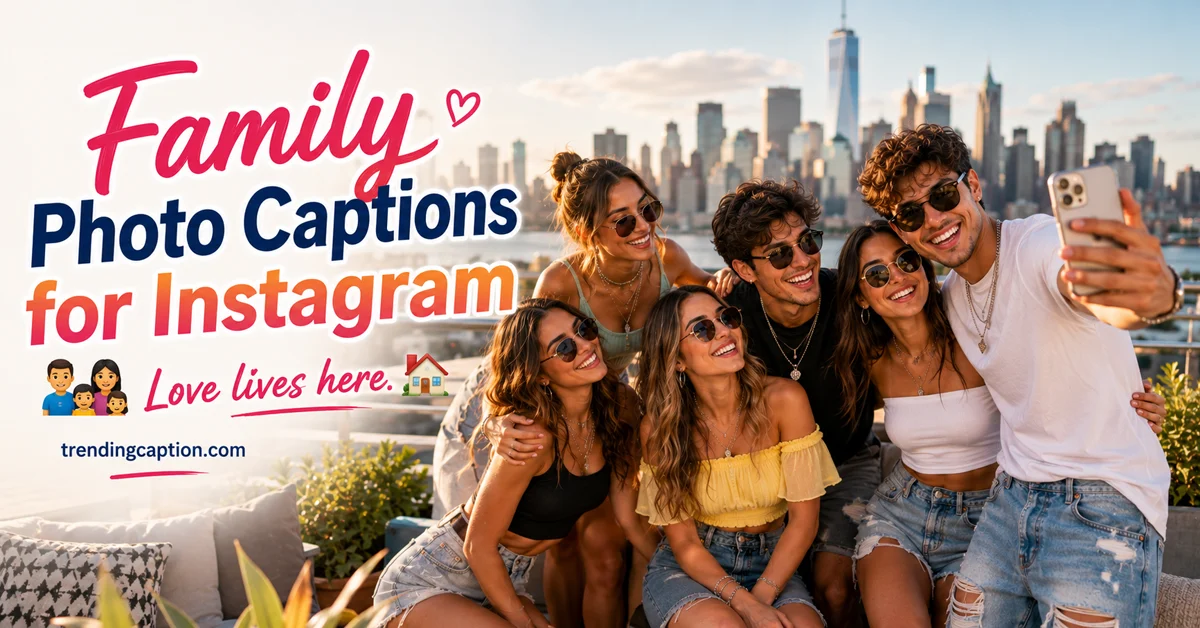 Family Photo Captions for Instagram