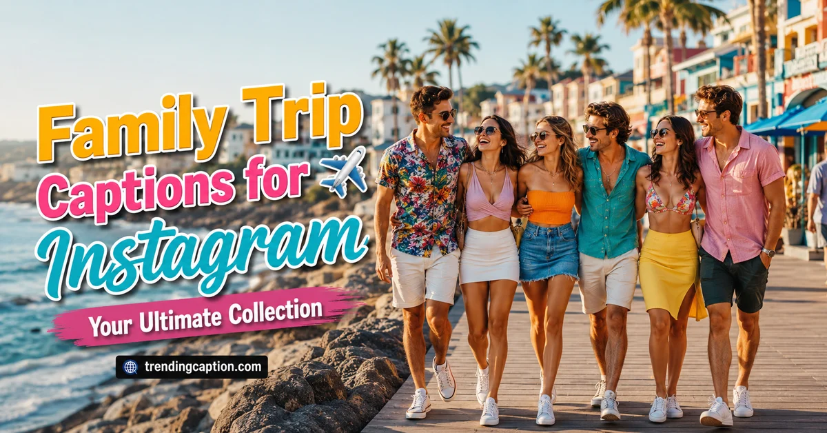 Family Trip Captions for Instagram