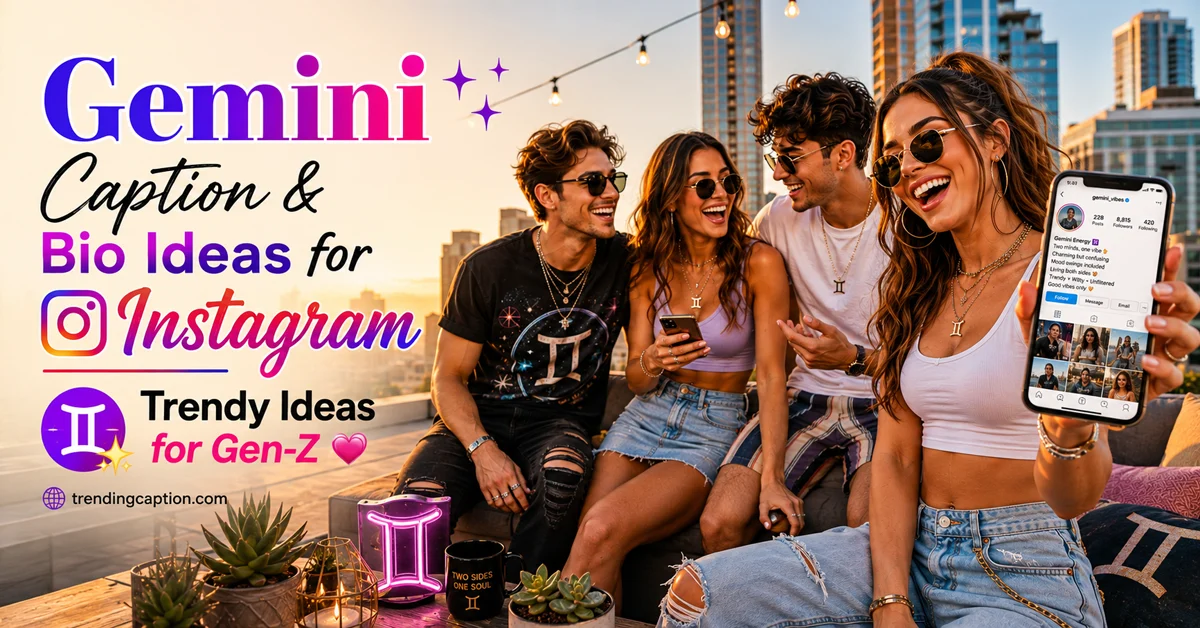 Gemini Captions & Bio Ideas for Instagram
