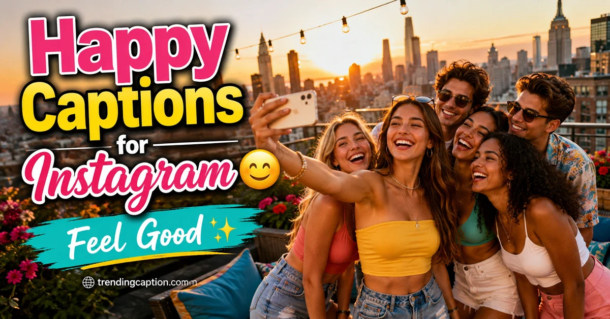 Happy Captions for Instagram