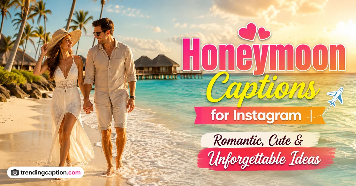 Honeymoon Captions for Instagram