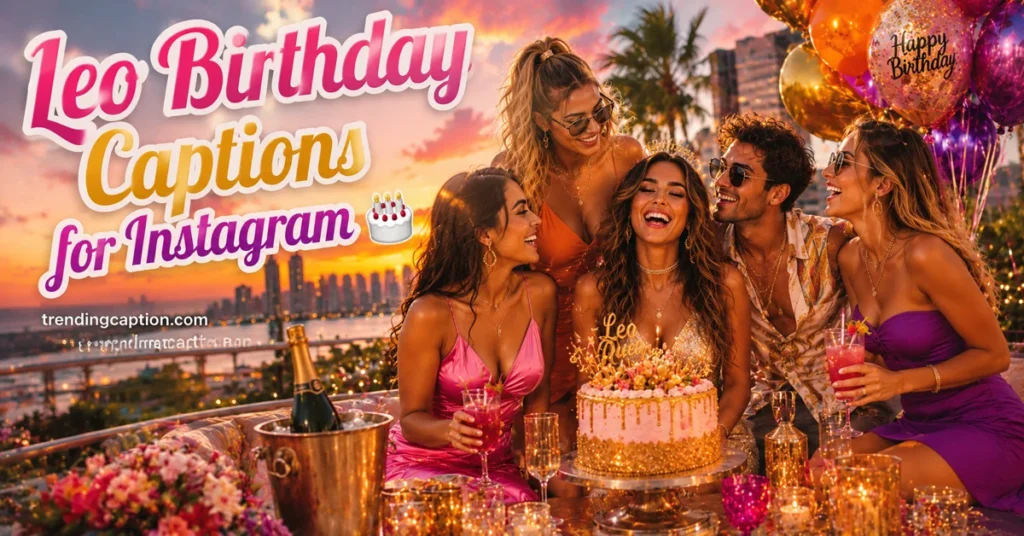 Leo Birthday Captions for Instagram