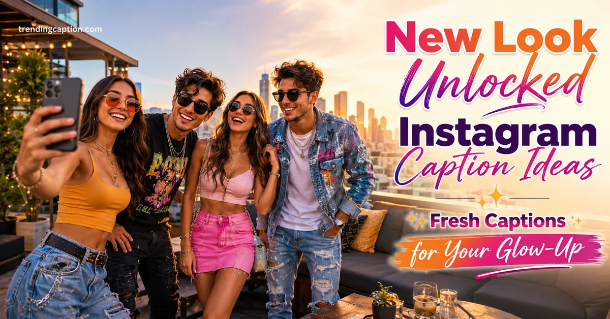 New Look Unlocked Instagram Caption Ideas