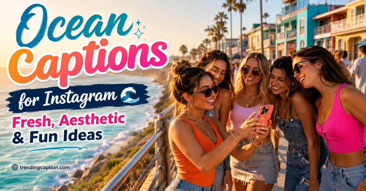 Ocean Captions for Instagram