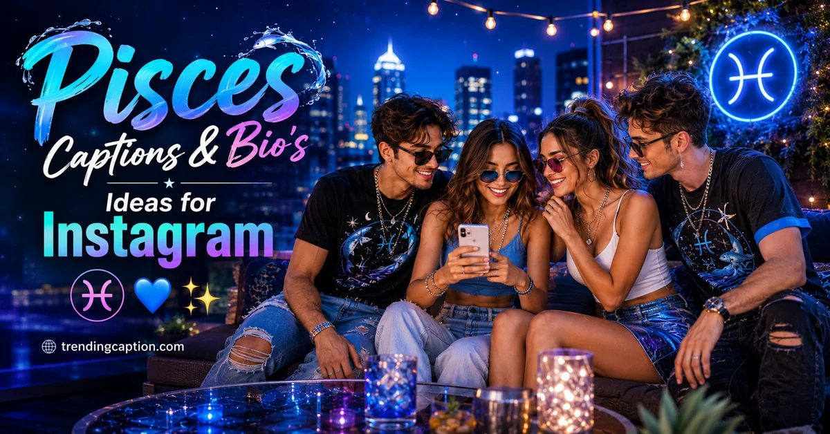 Pisces Captions & Bio's for Instagram