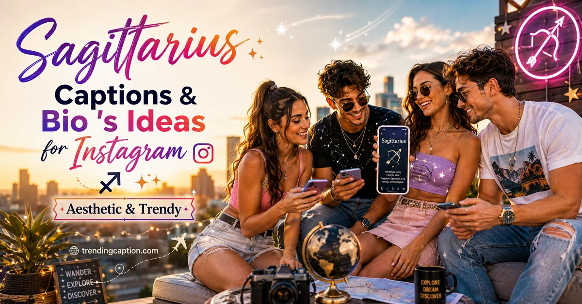 Sagittarius Captions & Bio's for Instagram