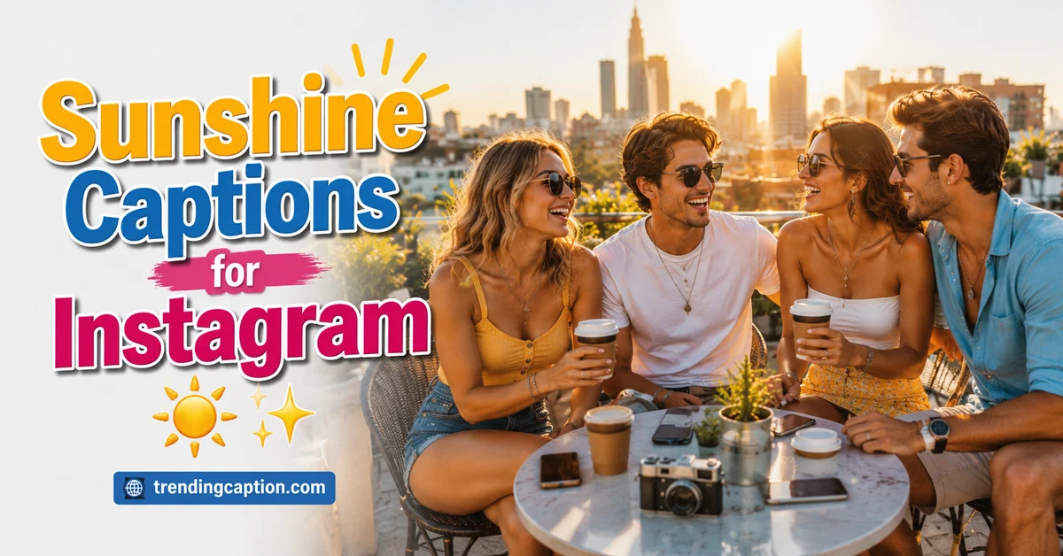 Sunshine Captions for Instagram